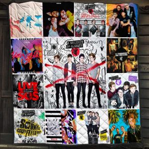5 Seconds Of Summer Blanket 5SOS Throw Gift For Fans