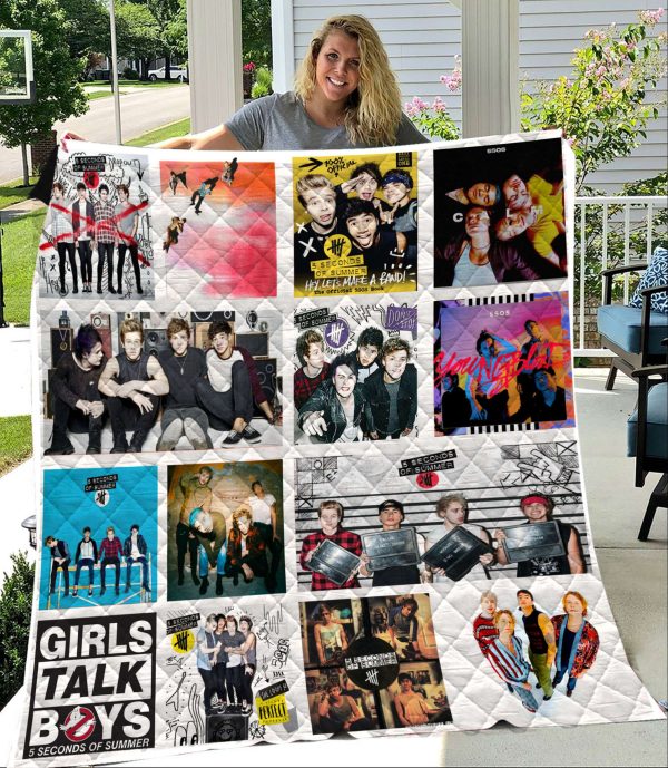 5 Seconds Of Summer Blanket 5SOS 2023 Throw Gift For Fans