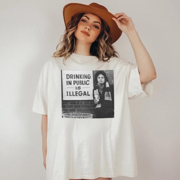 Billy Joel Shirt Drinking In Public Is Illegal Shirt