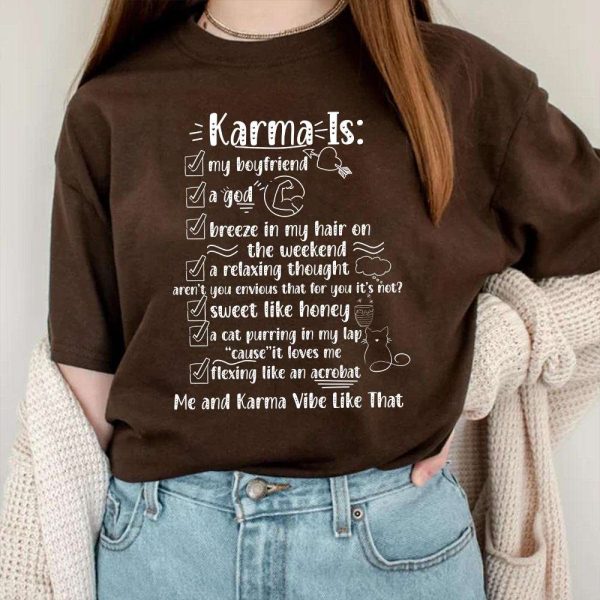 Taylor Swift Shirt Karma Is My Boyfriend T-Shirt