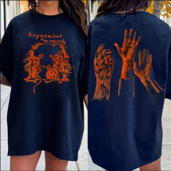 Boygenius Band The Record Album 2 Sides Shirt