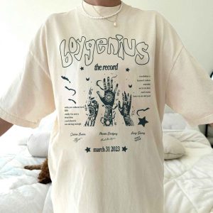 Vintage Boygenius The Record Album Shirt Fan Gift