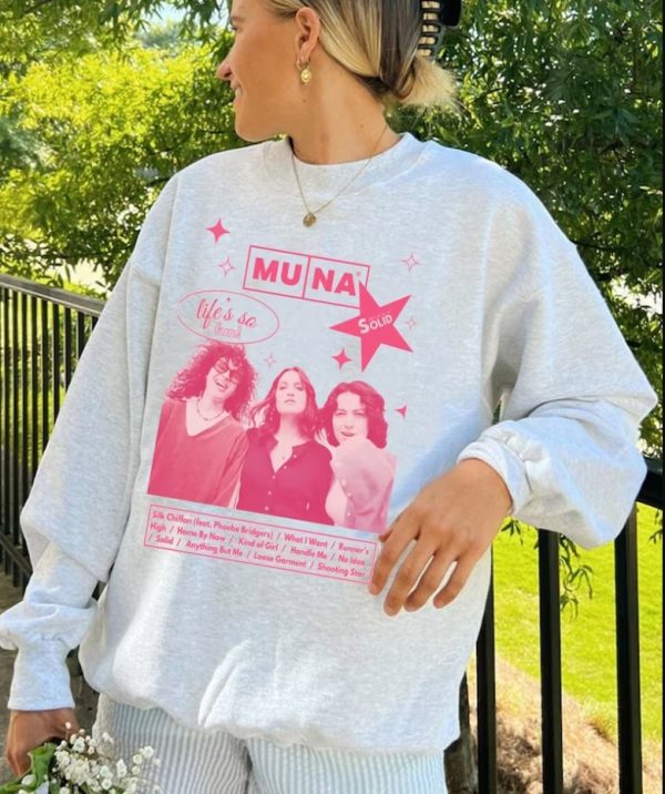 Vintage Muna Band Life’s So Fun Tour 2023 Shirt