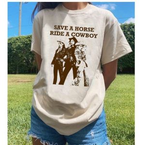 Save A Horse Ride A Cowboy Boygenius Band Shirt