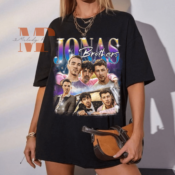 Retro 90s Jonas Brothers Band Shirt