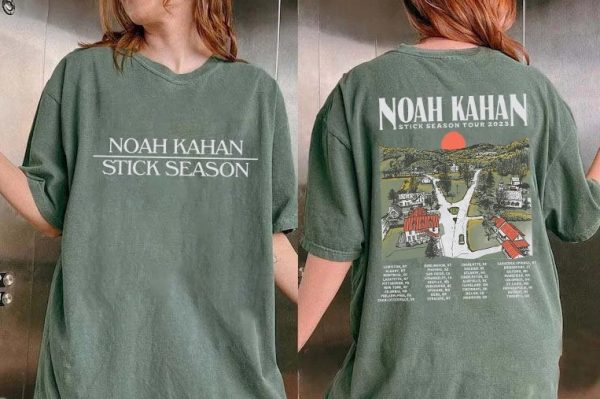 2023 Noah Kahan Stick Season Tour Shirt 2 Sides