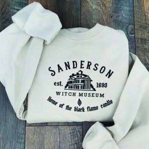 Sanderson Witch Museum Embroidered Unisex Sweatshirt