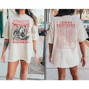Vintage Jonas Brothers Five Albums One Night Shirt