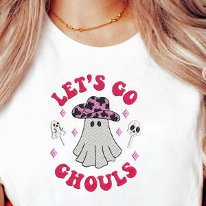 Let’s Go Ghouls Halloween Embroidered Sweatshirt