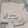 Ghost And Pumpkin Embroidered Sweatshirt