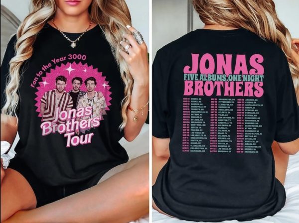 Vintage Jonas Brothers Concert Barbie Shirt