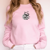 Embroidered Scream Ghost Face Sweatshirt