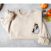 Embroidered Bats Ghost Cats Glow in the Dark Sweatshirt