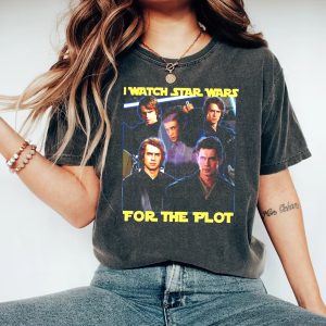 Vintage I Watch Star Wars For The Plot Shirt
