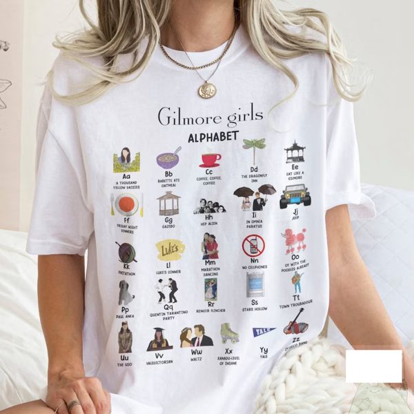 Gilmore Girls Alphabet Shirt