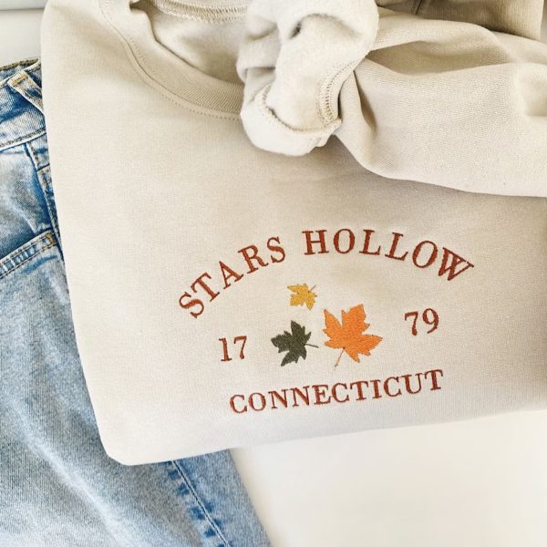 Stars Hollow Fall Embroidered Sweatshirt