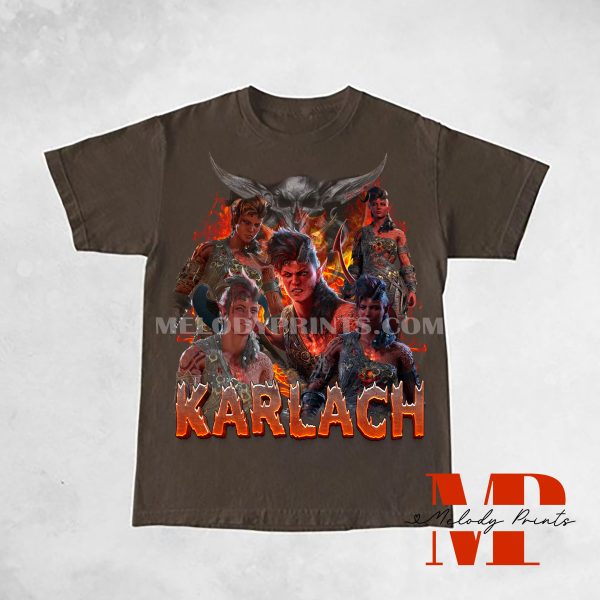 Karlach Baldur’s Gate 3 Retro Shirt
