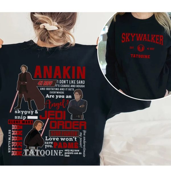 Anakin Skywalker Star Wars 2-Sides Sweatshirt