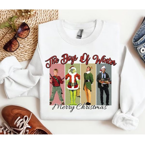 Boys Of Winter Christmas Sweatshirt