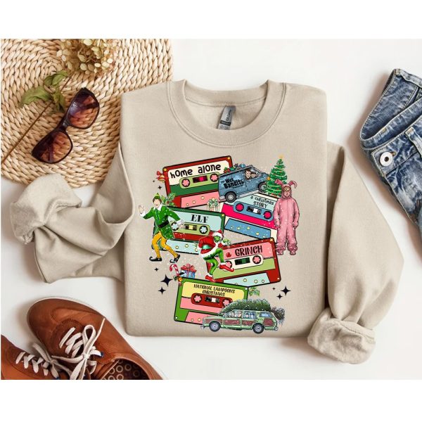 Christmas Movie Characters Sweatshirt