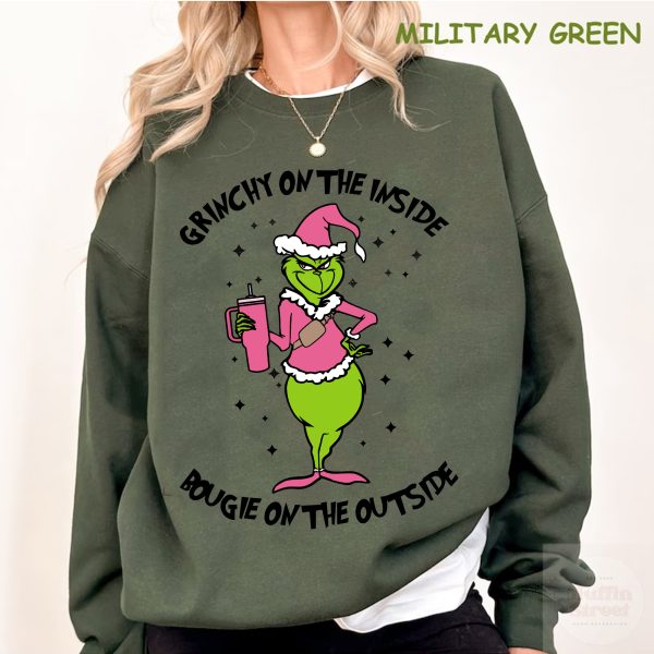 Grinchy On The Outside Bougie On The Outside Shirt