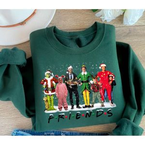 Christmas Movie Characters Friends Sweatshirt