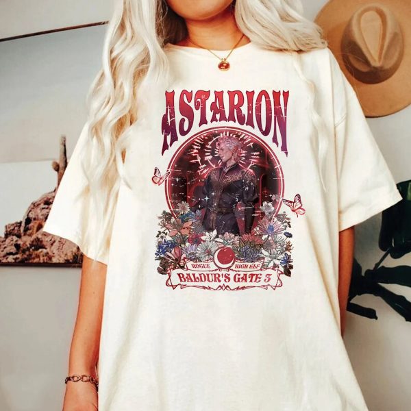 Astarion High Elf Bg3 Merch Shirt