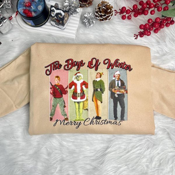 Boys Of Winter Christmas Sweatshirt