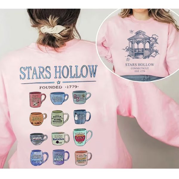 Stars Hollow Alphabet 2-Sides Sweatshirt