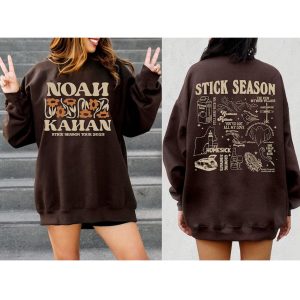 2 Side Stick Season Tour 2023 Noah Kahan Shirt
