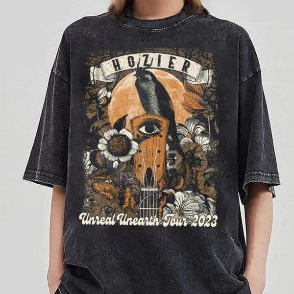 Unreal Unearth Tour 2023 Hozier Poster Shirt.
