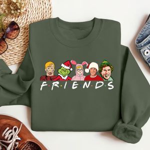 Characters Christmas Movie Friends Shirt