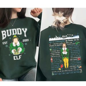Buddy Elf Est 2001 2-Sides Shirt