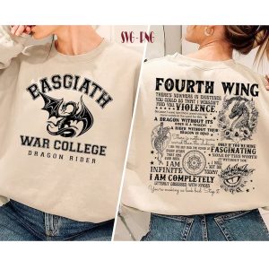 Basgiath War College 2-Sides Shirt.