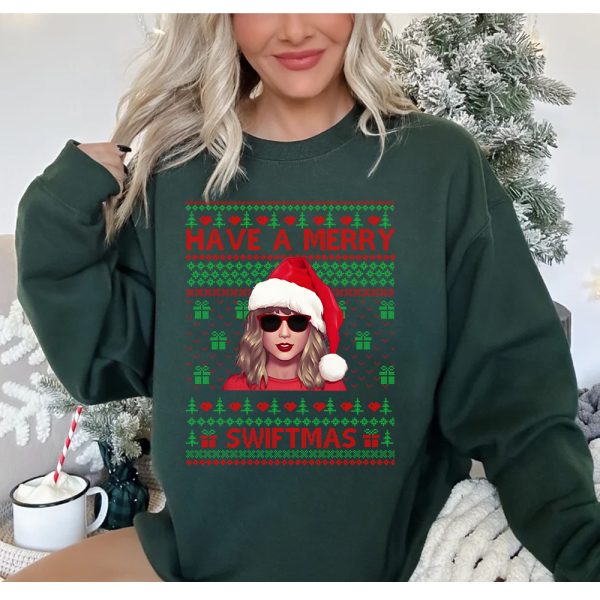 Taylor Swift Christmas Swiftmas Sweatshirt