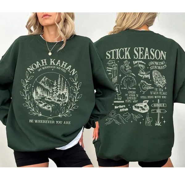 Vintage Stick Season 2023 Noah Kahan Merch Sweatshirt