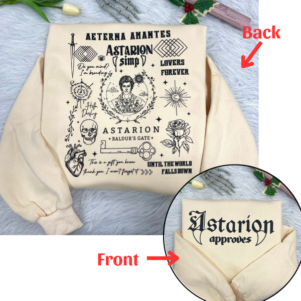 2 Sides Astarion Baldur’s Sweatshirt.