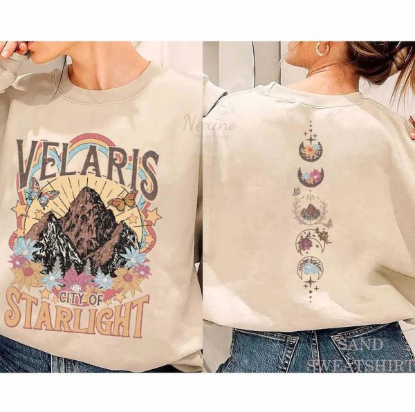 Velaris City Of Starlight ACOTAR 2 Sided Sweatshirt