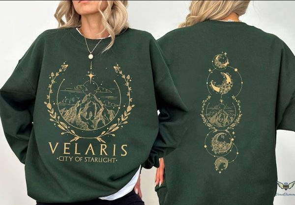 Velaris The Night Court  2 Sided Sweatshirt