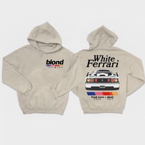 Frank Ocean Blond White Ferrari 2-Sides Shirt