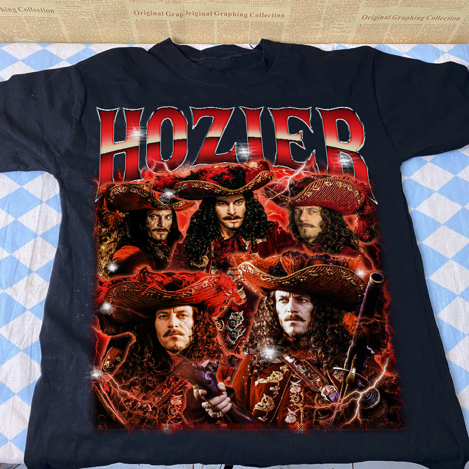 Hozier Jason Isaacs Captain Hook Shirt - Melody Prints