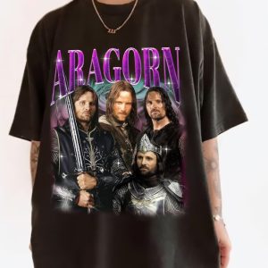 Retro Aragorn LOTR T-shirt