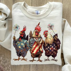 Chicken Partriotic Shirt