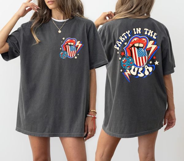 Retro Party in the USA 2 Sides Shirt