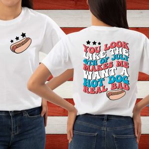 Hot Dog Real Bad 2 Sides Shirt