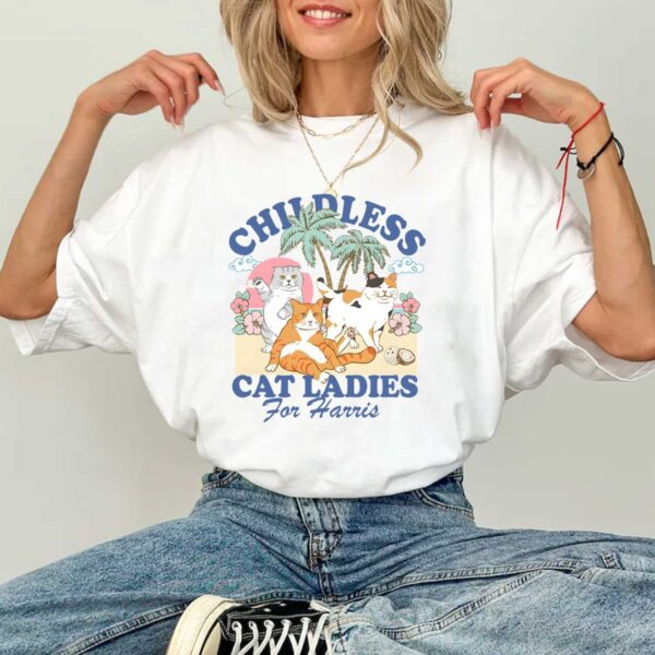 Kamala Harris Childless Cat Ladies Shirt