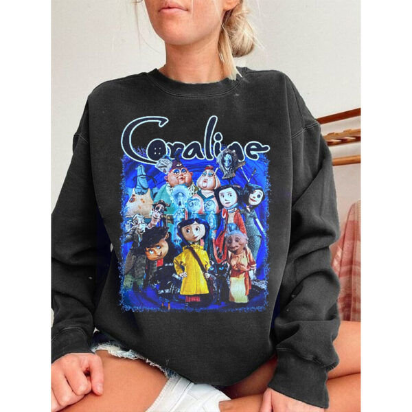 The buttons Coraline basic Halloween shirt