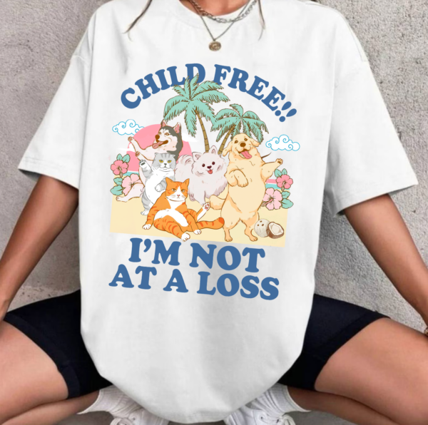 Kamala Harris Child Free Cat Dog Shirt