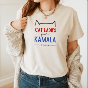 Kamala Harris Cat Ladies Shirt