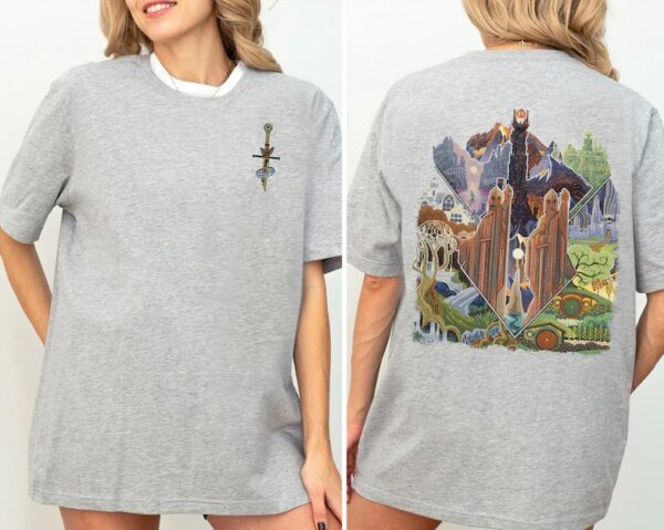 LOTR Middle Earth Inspired 2 Sides Shirt